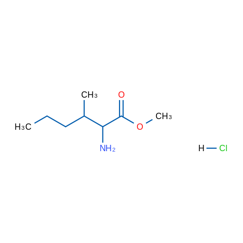 Methyl 2-amino-3-methylhexanoate hydrochloride 1g