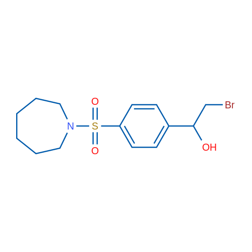 1-[4-(Azepane-1-sulfonyl)phenyl]-2-bromoethan-1-ol 1g