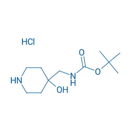 tert-Butyl N-[(4-hydroxypiperidin-4-yl)methyl]carbamate hydrochloride 1g