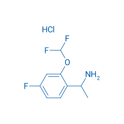 1-[2-(Difluoromethoxy)-4-fluorophenyl]ethan-1-amine hydrochloride 1g