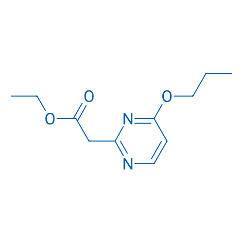 Ethyl 2-(4-propoxypyrimidin-2-yl)acetate 100mg