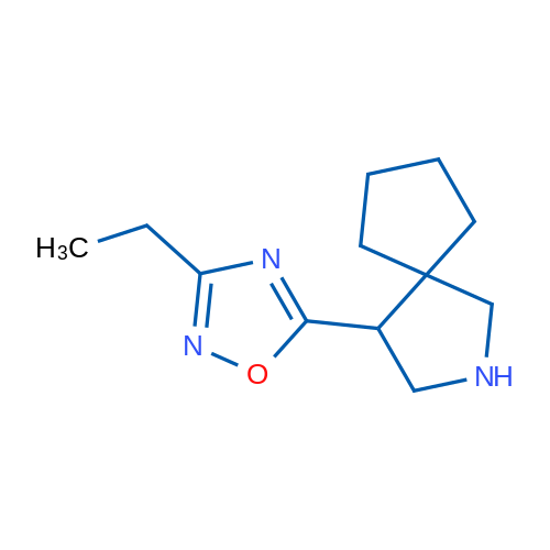 3-Ethyl-5-(2-azaspiro[4.4]nonan-4-yl)-1,2,4-oxadiazole 1g