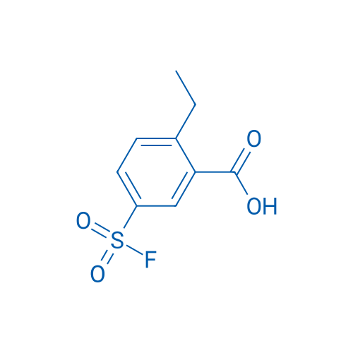 2-Ethyl-5-(fluorosulfonyl)benzoic acid 100mg