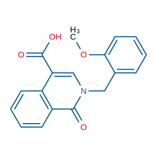 2-[(2-Methoxyphenyl)methyl]-1-oxo-1,2-dihydroisoquinoline-4-carboxylic acid 1g
