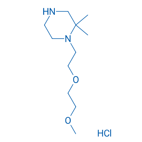 1-[2-(2-Methoxyethoxy)ethyl]-2,2-dimethylpiperazine hydrochloride 1g