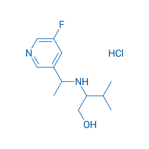 2-{[1-(5-fluoropyridin-3-yl)ethyl]amino}-3-methylbutan-1-ol hydrochloride 1g