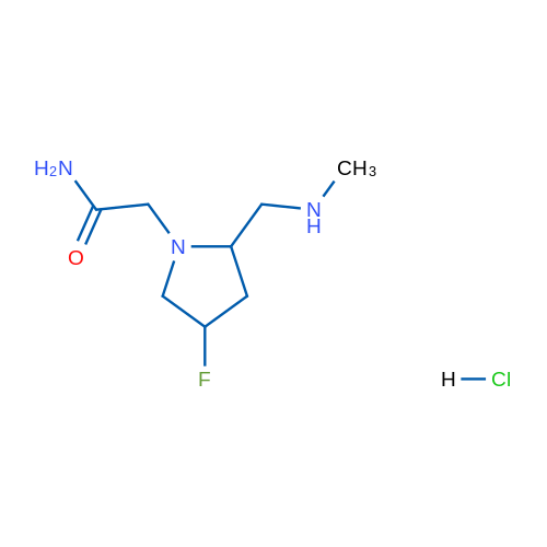 2-{4-fluoro-2-[(methylamino)methyl]pyrrolidin-1-yl}acetamide hydrochloride 1g