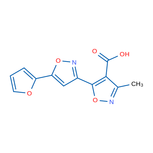 5-[5-(Furan-2-yl)-1,2-oxazol-3-yl]-3-methyl-1,2-oxazole-4-carboxylic acid 1g