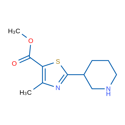 Methyl 4-methyl-2-(piperidin-3-yl)thiazole-5-carboxylate 1g