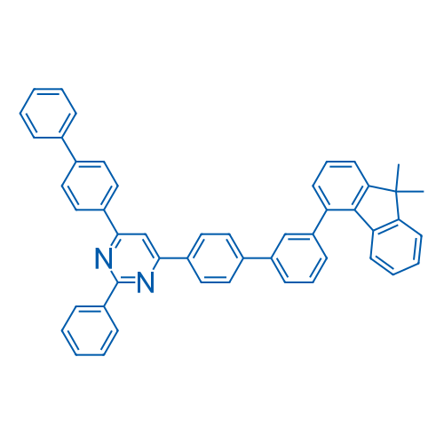 4-([1,1'-Biphenyl]-4-yl)-6-(3'-(9,9-dimethyl-9H-fluoren-4-yl)-[1,1'-biphenyl]-4-yl)-2-phenylpyrimidine 5g