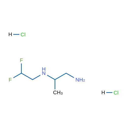 (1-Aminopropan-2-yl)(2,2-difluoroethyl)amine dihydrochloride 1g