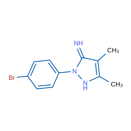 2-(4-Bromophenyl)-4,5-dimethyl-2,3-dihydro-1H-pyrazol-3-imine 5g