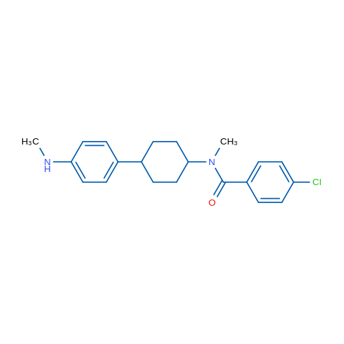4-Chloro-N-methyl-N-{4-[4-(methylamino)phenyl]cyclohexyl}benzamide 1g