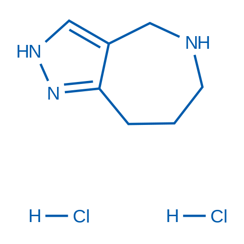 2H,4H,5H,6H,7H,8H-Pyrazolo[4,3-c]azepine dihydrochloride 250mg