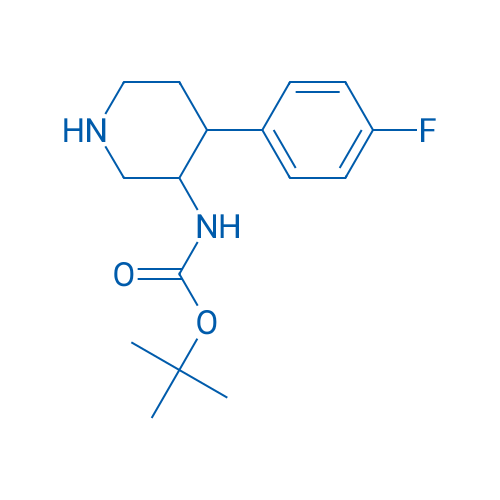 tert-Butyl N-[4-(4-fluorophenyl)piperidin-3-yl]carbamate 1g
