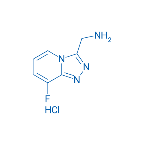 (8-Fluoro-[1,2,4]triazolo[4,3-a]pyridin-3-yl)methanamine hydrochloride 50mg