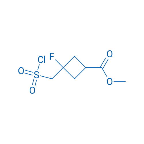 Methyl 3-[(chlorosulfonyl)methyl]-3-fluorocyclobutane-1-carboxylate 1g