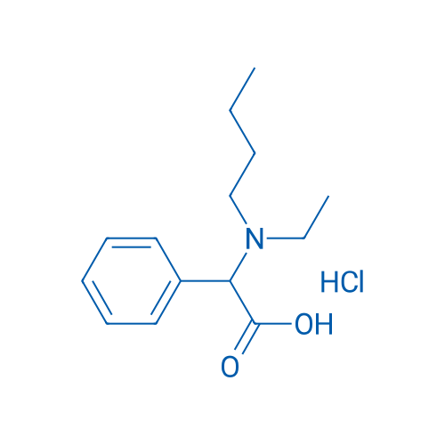 2-(Butyl(ethyl)amino)-2-phenylacetic acid hydrochloride 250mg
