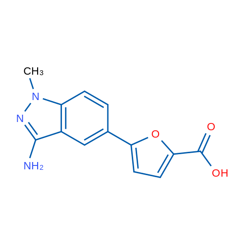 5-(3-Amino-1-methyl-1H-indazol-5-yl)furan-2-carboxylic acid 1g
