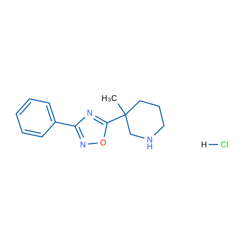5-(3-Methylpiperidin-3-yl)-3-phenyl-1,2,4-oxadiazole hydrochloride 5g