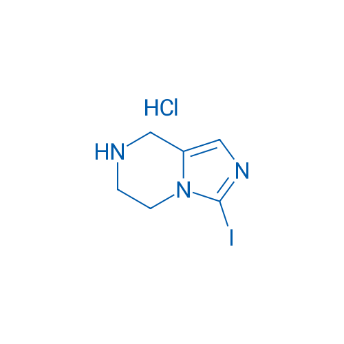 3-Iodo-5,6,7,8-tetrahydroimidazo[1,5-a]pyrazine hydrochloride 1g