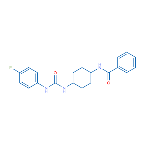 N-(4-(3-(4-Fluorophenyl)ureido)cyclohexyl)benzamide 1g