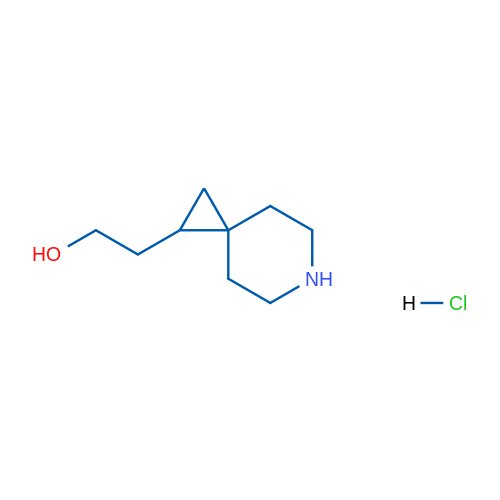 2-(6-Azaspiro[2.5]octan-1-yl)ethanol hydrochloride 250mg