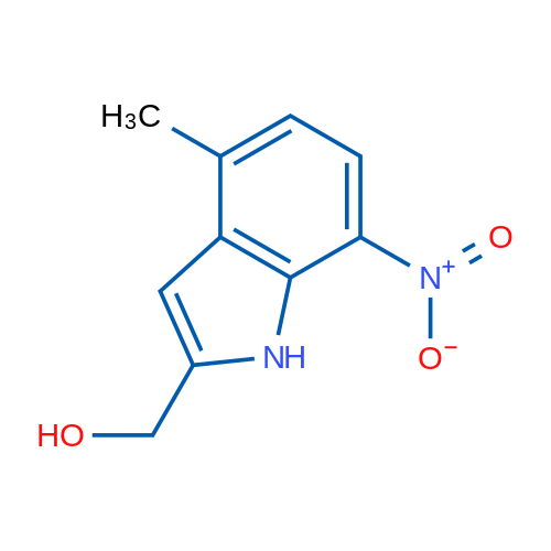(4-Methyl-7-nitro-1H-indol-2-yl)methanol 1g