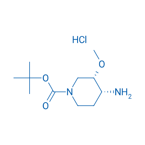 tert-Butyl cis-4-amino-3-methoxypiperidine-1-carboxylate hydrochloride 100mg