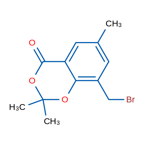 8-(Bromomethyl)-2,2,6-trimethyl-4H-benzo[d][1,3]dioxin-4-one 1g