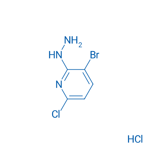 3-Bromo-6-chloro-2-hydrazinylpyridine hydrochloride 1g