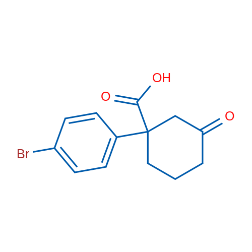 1-(4-Bromophenyl)-3-oxocyclohexanecarboxylic acid 1g