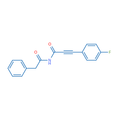 3-(4-Fluorophenyl)-N-(2-phenylacetyl)propiolamide 1g