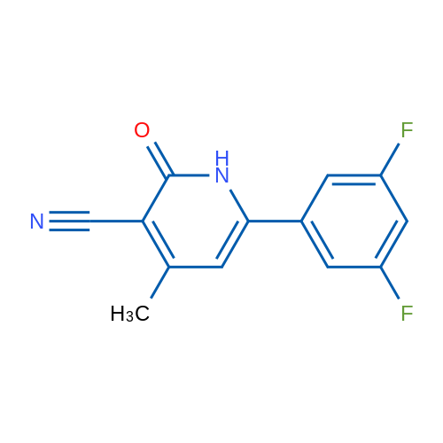 6-(3,5-Difluorophenyl)-4-methyl-2-oxo-1,2-dihydropyridine-3-carbonitrile 1g
