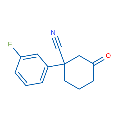 1-(3-Fluorophenyl)-3-oxocyclohexanecarbonitrile 1g