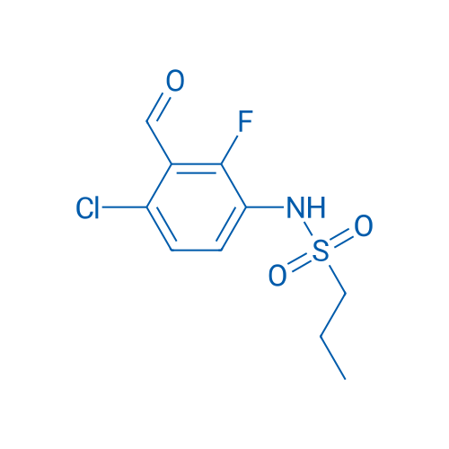 N-(4-Chloro-2-fluoro-3-formylphenyl)propane-1-sulfonamide 1g