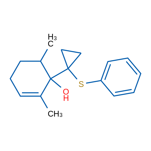 2,6-Dimethyl-1-(1-(phenylthio)cyclopropyl)cyclohex-2-enol 1g