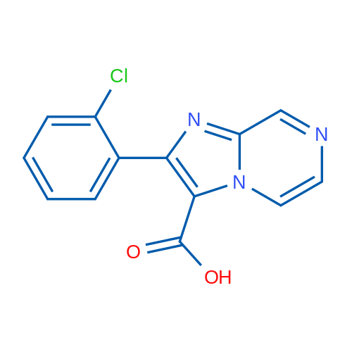 2-(2-Chlorophenyl)imidazo[1,2-a]pyrazine-3-carboxylic acid 1g