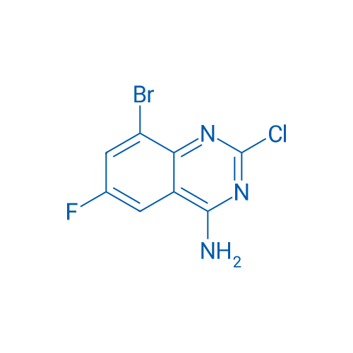 8-BROMO-2-CHLORO-6-FLUOROQUINAZOLIN-4-AMINE 250mg
