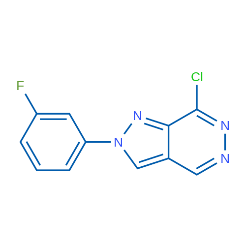 7-Chloro-2-(3-fluorophenyl)-2H-pyrazolo[3,4-d]pyridazine 1g