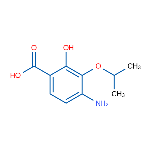 4-Amino-2-hydroxy-3-isopropoxybenzoic acid 1g
