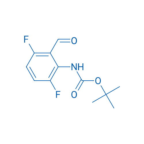 tert-Butyl (3,6-difluoro-2-formylphenyl)carbamate 250mg