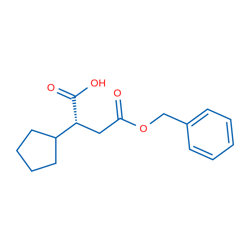 (R)-4-(Benzyloxy)-2-cyclopentyl-4-oxobutanoic acid 1g