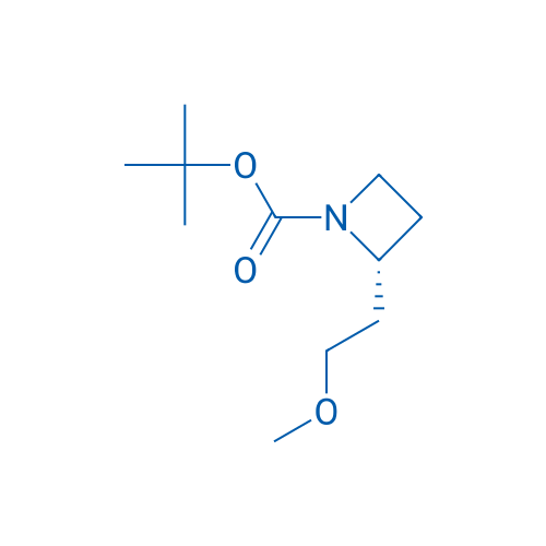 (R)-tert-Butyl 2-(2-methoxyethyl)azetidine-1-carboxylate 250mg