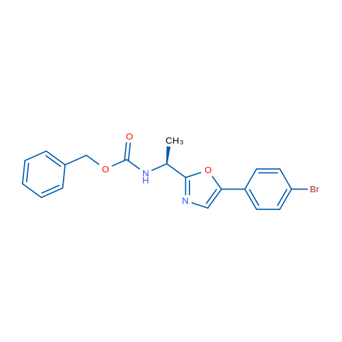 (S)-Benzyl (1-(5-(4-bromophenyl)oxazol-2-yl)ethyl)carbamate 1g