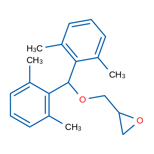 2-((Bis(2,6-dimethylphenyl)methoxy)methyl)oxirane 1g