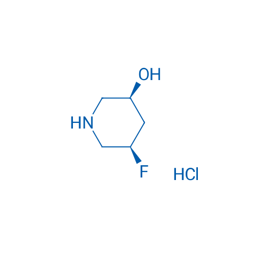 (3S,5R)-5-Fluoropiperidin-3-ol hydrochloride 250mg