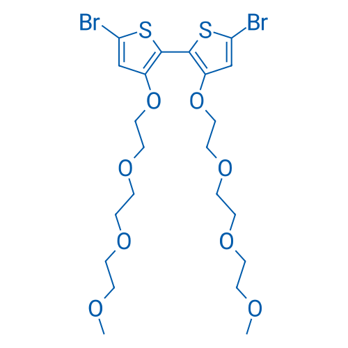 2,2'-Bithiophene, 5,5'-dibromo-3,3'-bis[2-[2-(2-methoxyethoxy)ethoxy]ethoxy]- 250mg