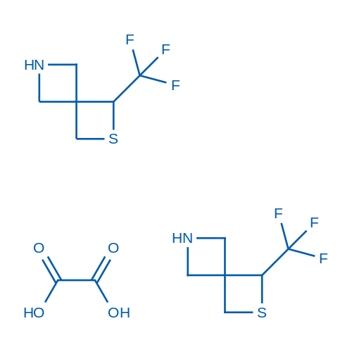 1-(Trifluoromethyl)-2-thia-6-azaspiro[3.3]heptane hemioxalate 250mg