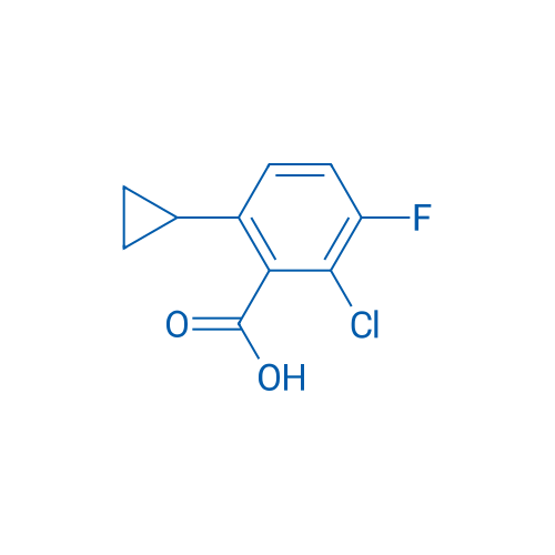 2-Chloro-6-cyclopropyl-3-fluorobenzoic acid 1g